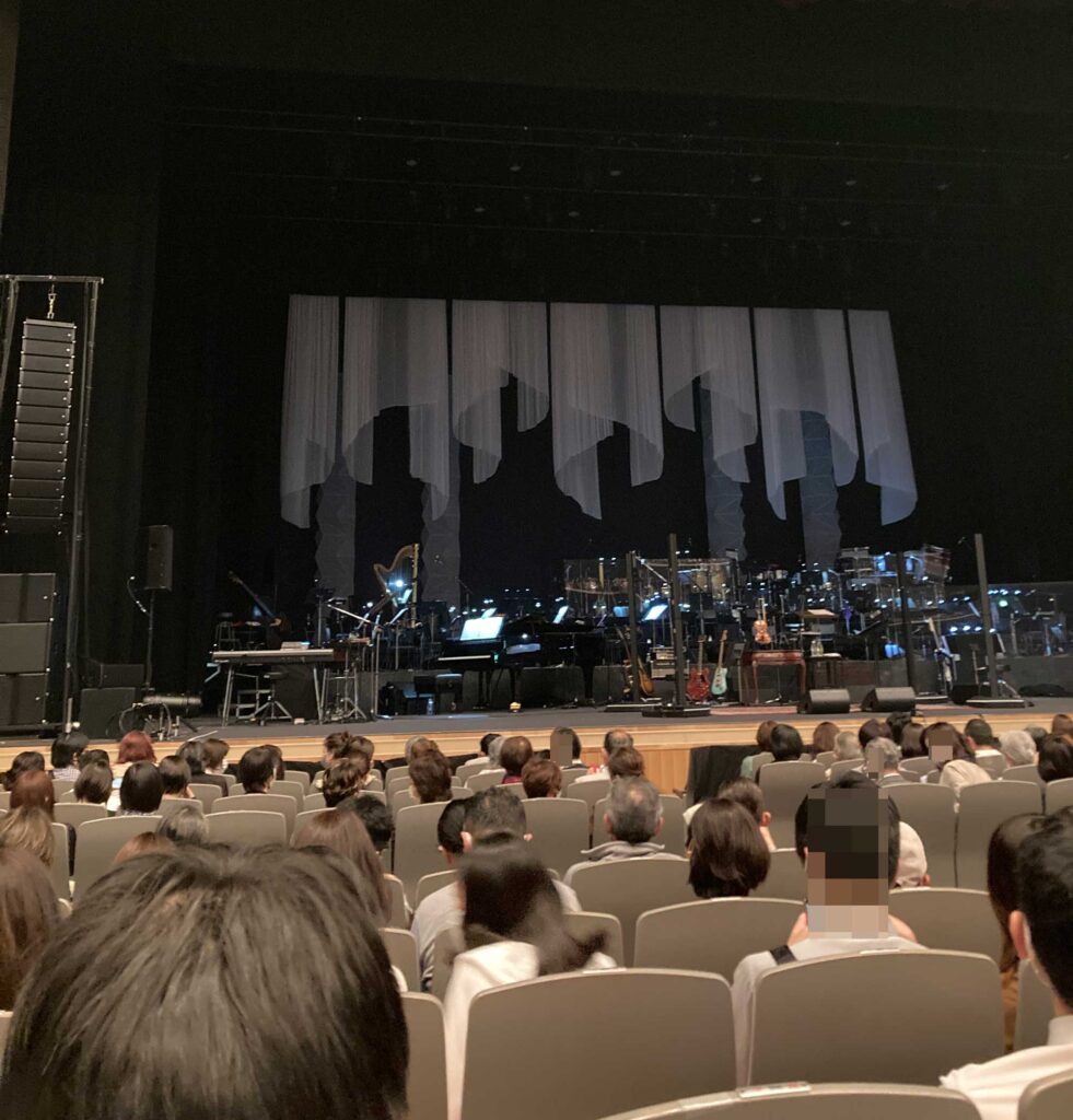 神奈川県民ホール座席表　１階席（葉加瀬太郎コンサート）