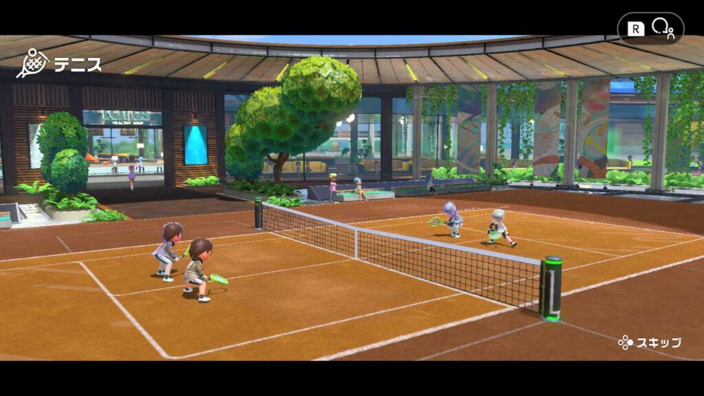 Nintendo Switch Sports　テニス会場