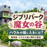 ジブリパークの魔女の谷　ハウルの城に入るには「小さな小屋」で整理券貰う必要があります