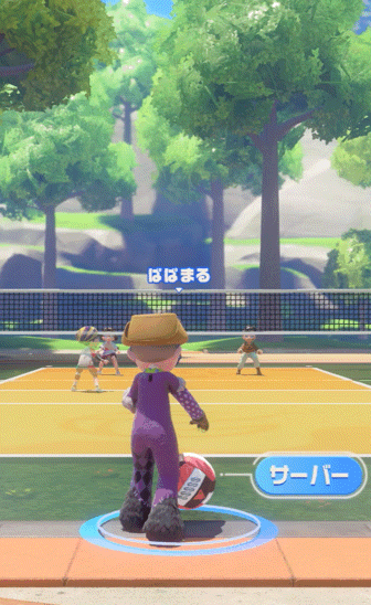SwitchSportsResortのバレーボールでロケットサーブを打つ方法